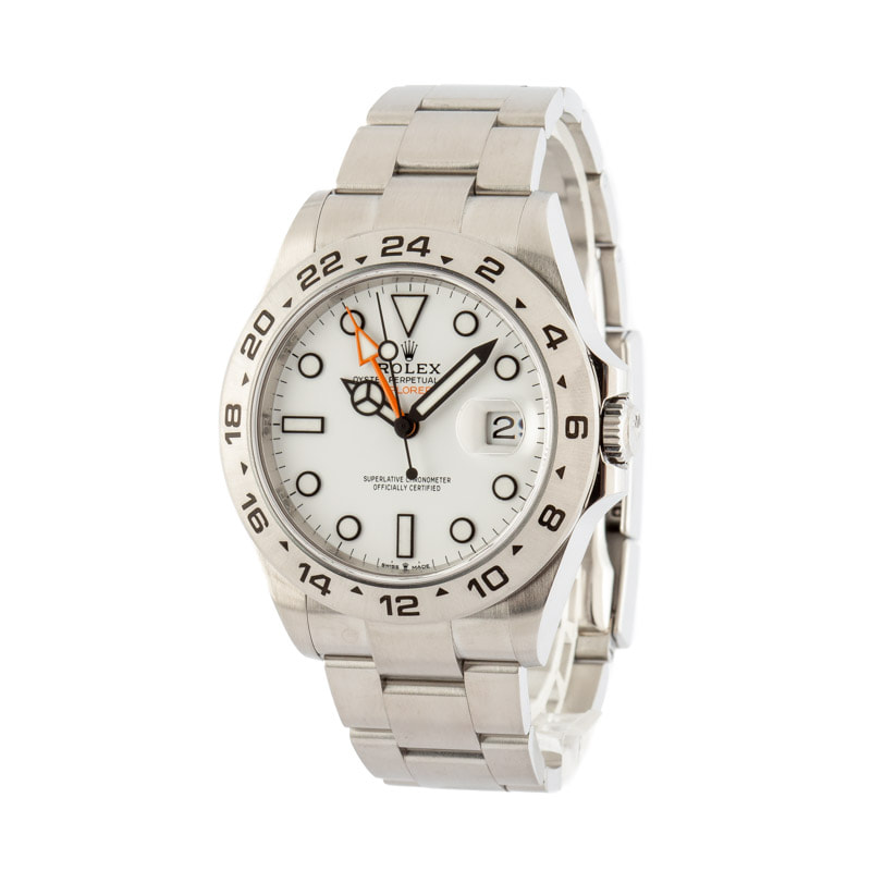 Mens Rolex Explorer II White 226570