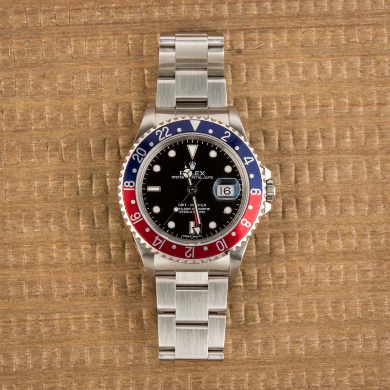 Men's Rolex GMT-Master 16700 Pepsi Insert