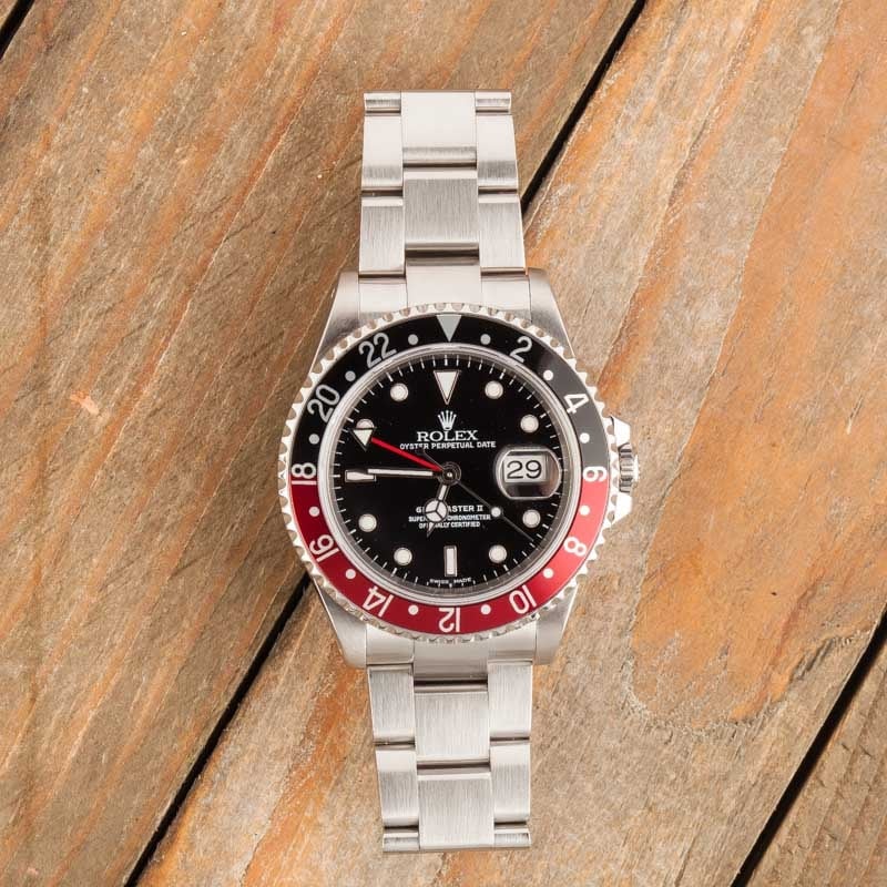 Rolex GMT-Master II 16710 Red & Black Coke