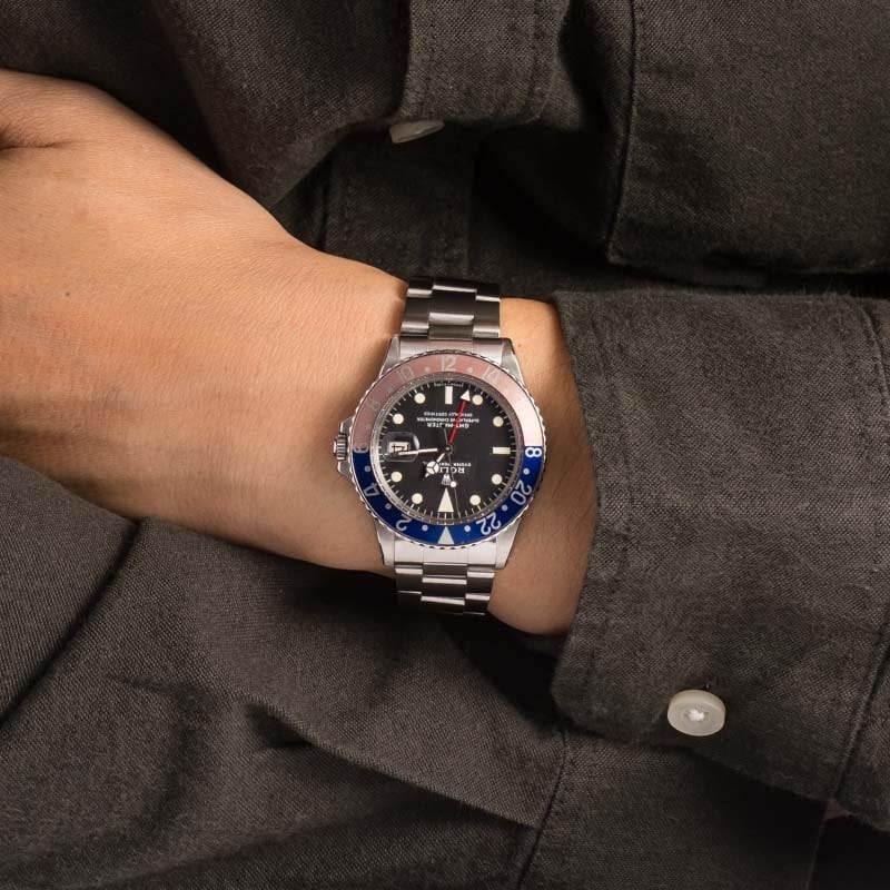 Vintage Rolex GMT 1675 Pepsi Bezel