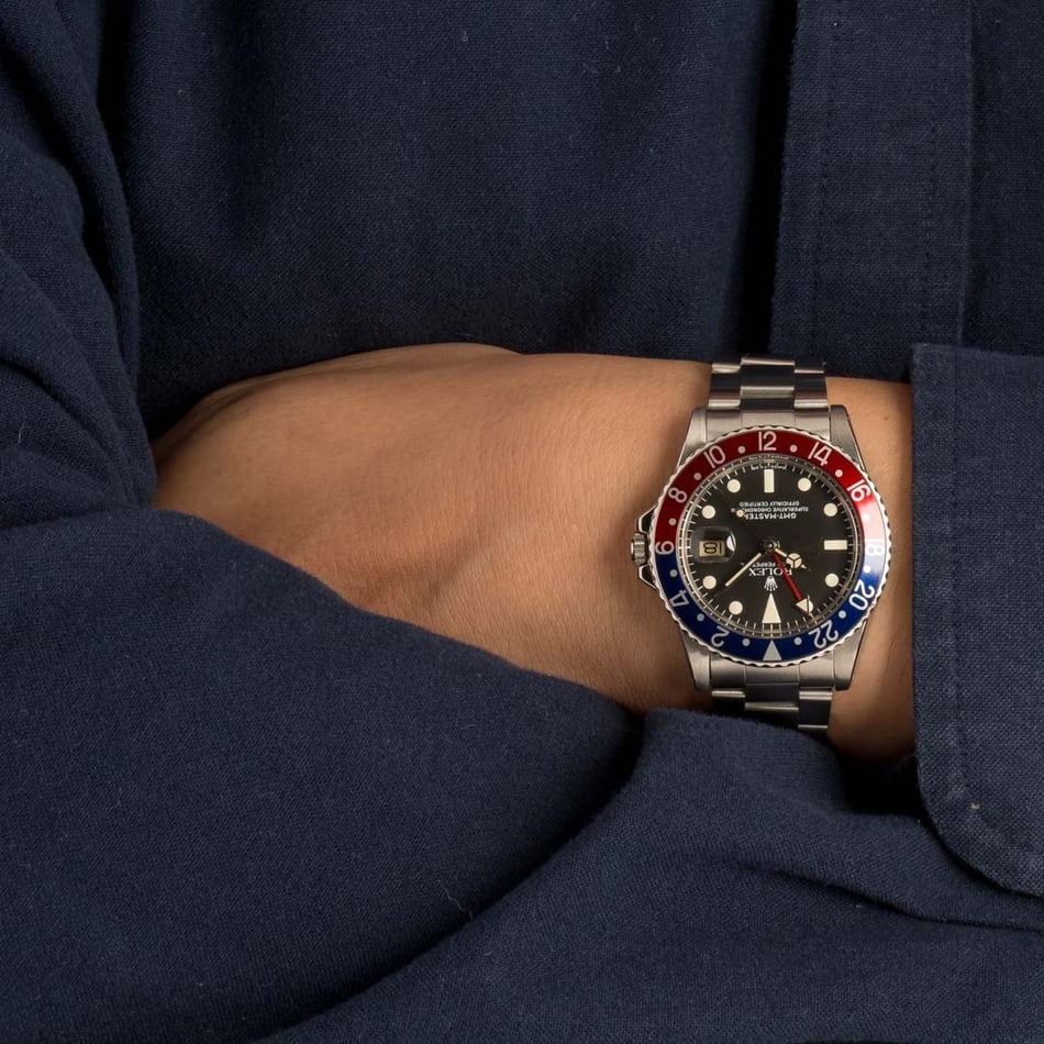 Rolex GMT-Master 1675 Stainless Steel Pepsi