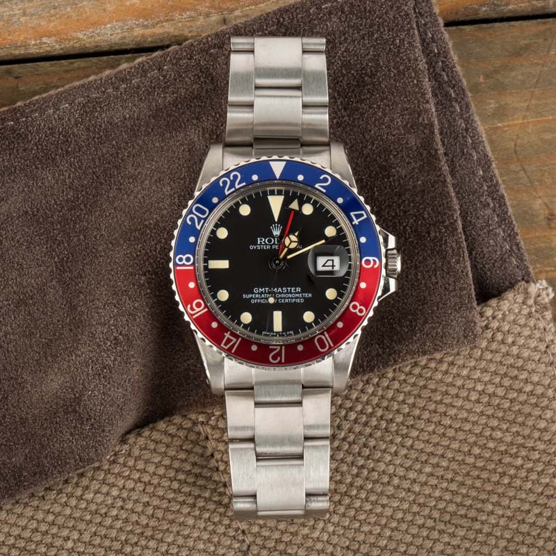 Vintage Rolex GMT-Master Pepsi 1675