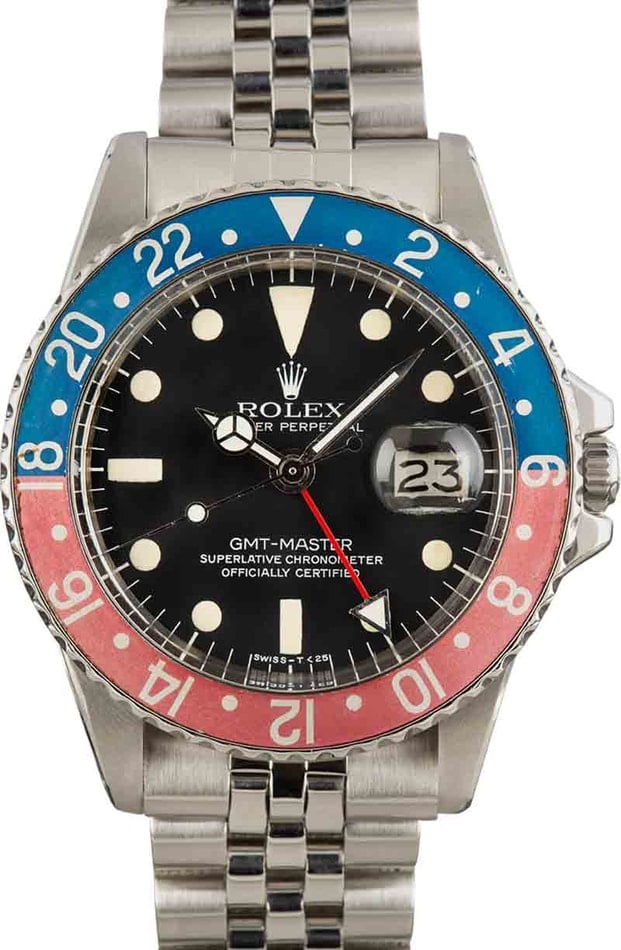 Rolex gmt 2024 1675 black bezel