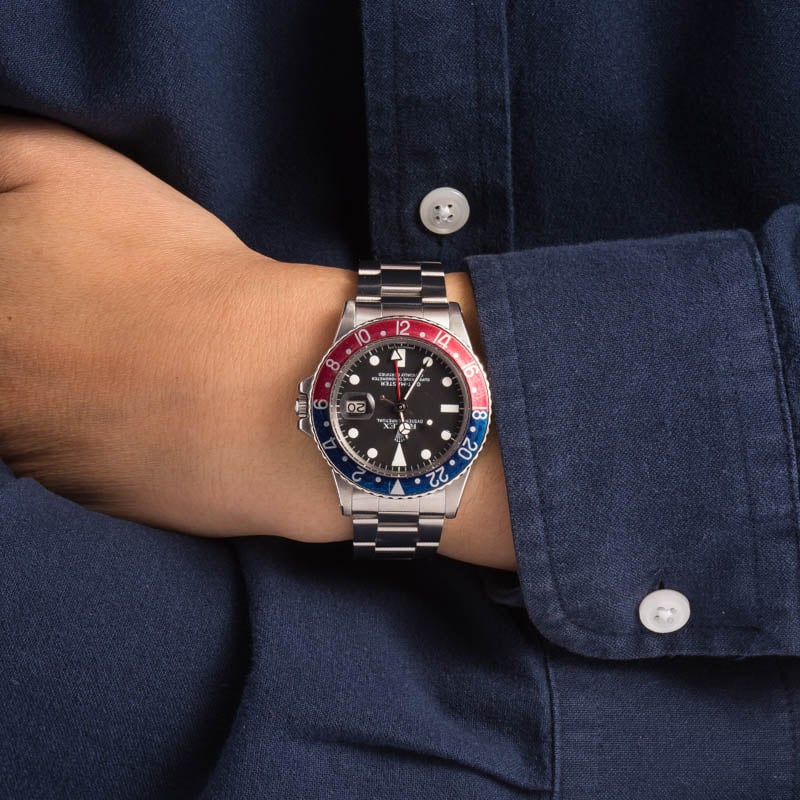 Rolex Vintage GMT 1675 Pepsi Bezel