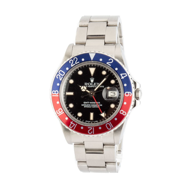 Rolex GMT-Master 16750 Pepsi Bezel Insert