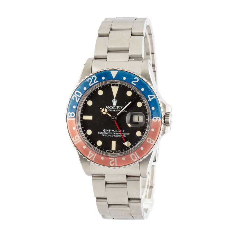 Vintage 1982 Rolex Pepsi GMT-Master 16750