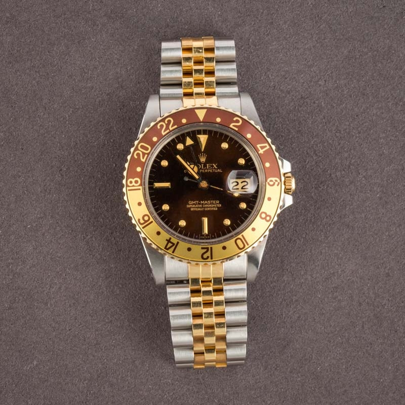 Vintage Rolex GMT-Master 16753 Root Beer Full Set