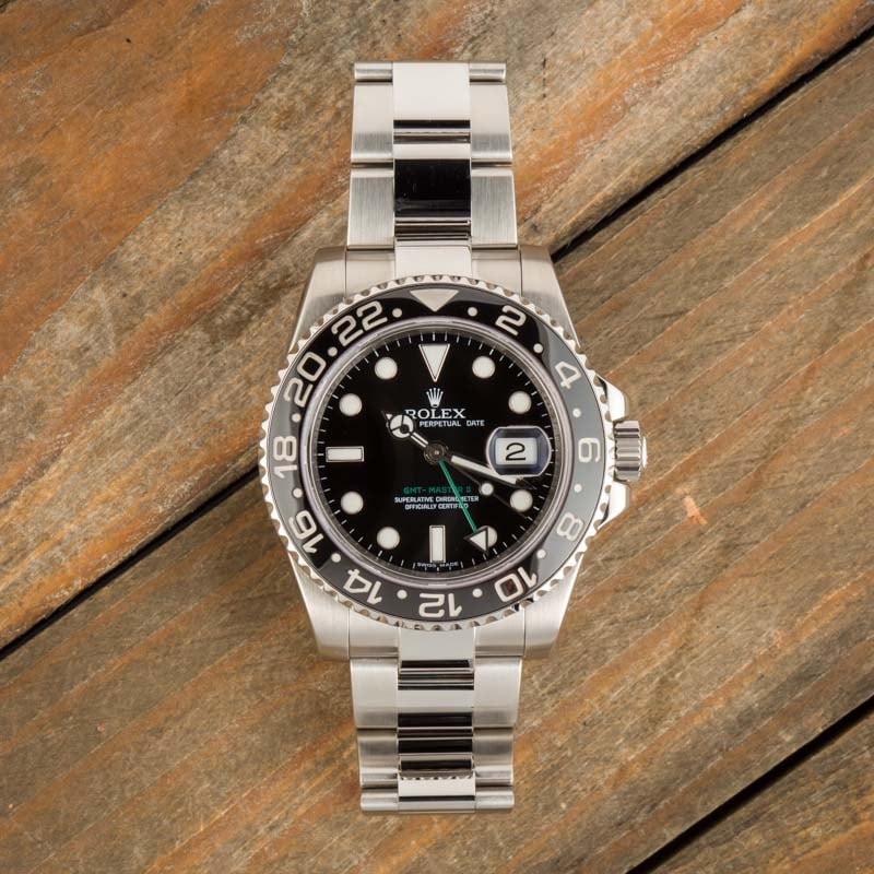 Rolex Black GMT-Master II Ceramic Bezel 116710