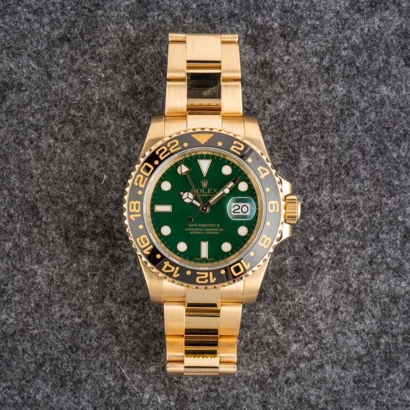 169559 Rolex GMT-Master II ref 116718 Green Dial