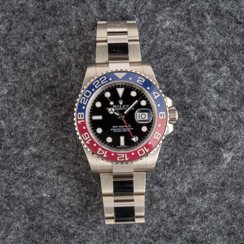 Rolex GMT- Master II Ref 116719 White Gold Oyster Pepsi