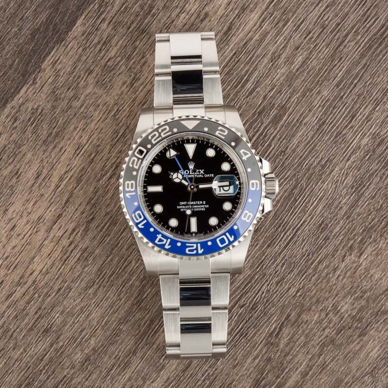 Rolex GMT-Master II Ref 126710BLNR Batman