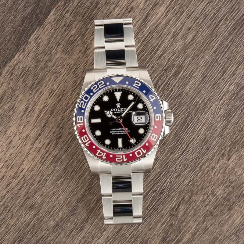 Rolex GMT-Master II Ref 126710 Red & Blue Pepsi