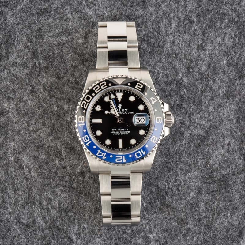 Rolex GMT-Master II Ref 126710 Batman Oyster