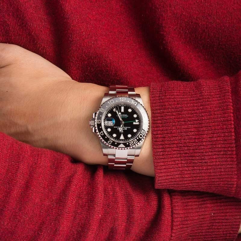 Rolex GMT-Master II ref 126710GRNR Stainless Steel Oyster