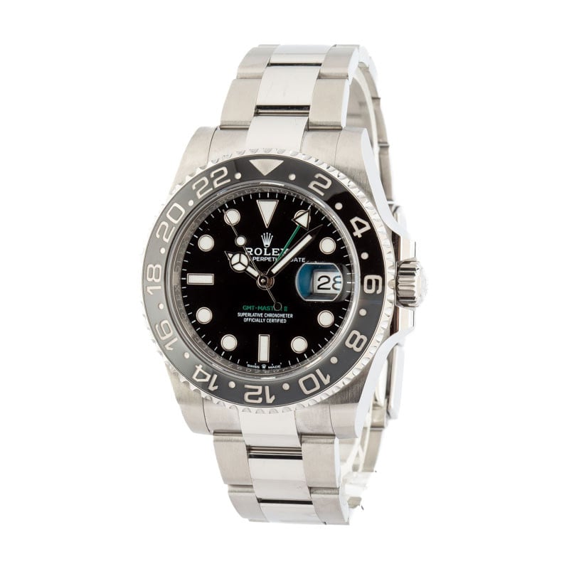 Rolex GMT-Master II ref 126710GRNR Stainless Steel Oyster