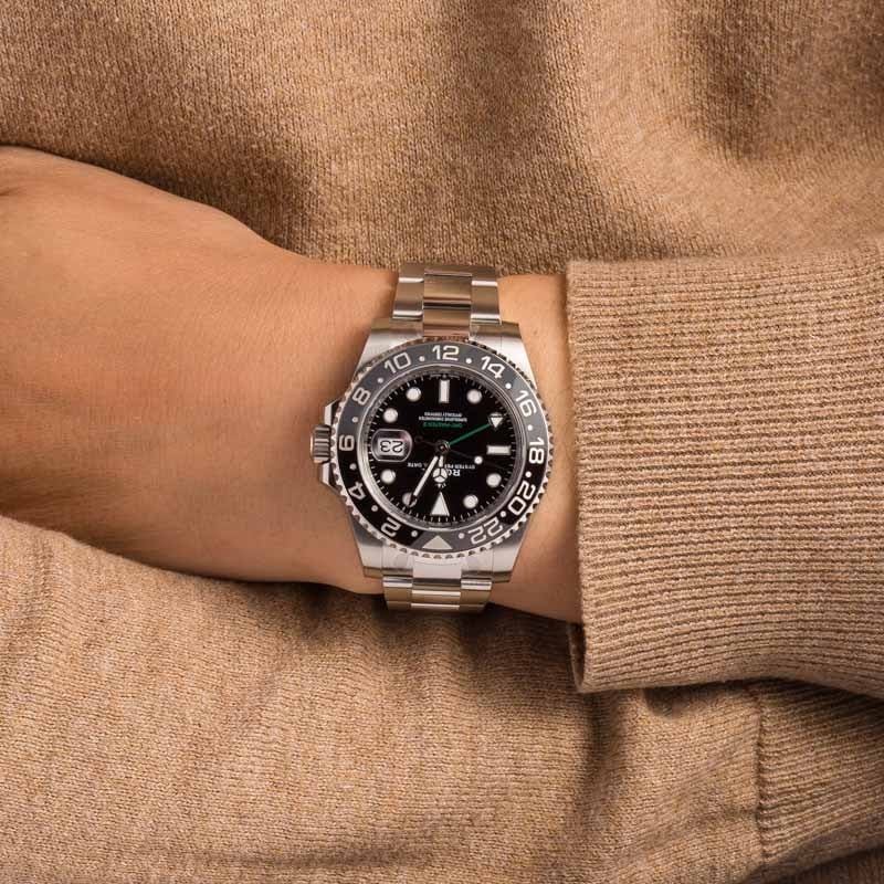 Rolex GMT-Master II ref 126710GRNR Stainless Steel Oyster