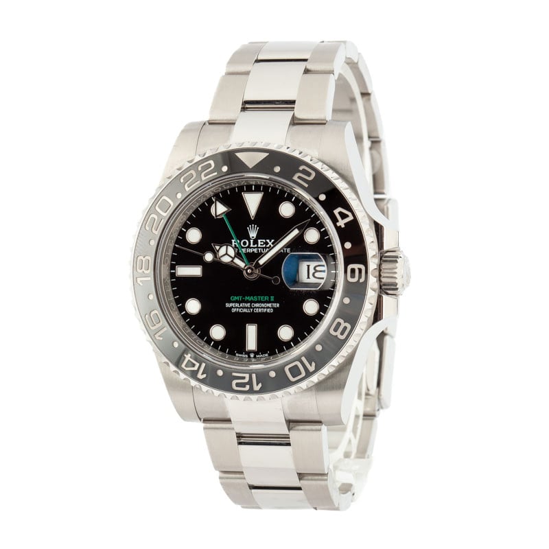 Rolex GMT-Master II ref 126710GRNR Stainless Steel Oyster