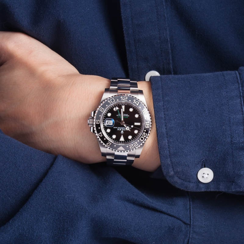 Rolex GMT-Master II ref 126710GRNR Stainless Steel Oyster