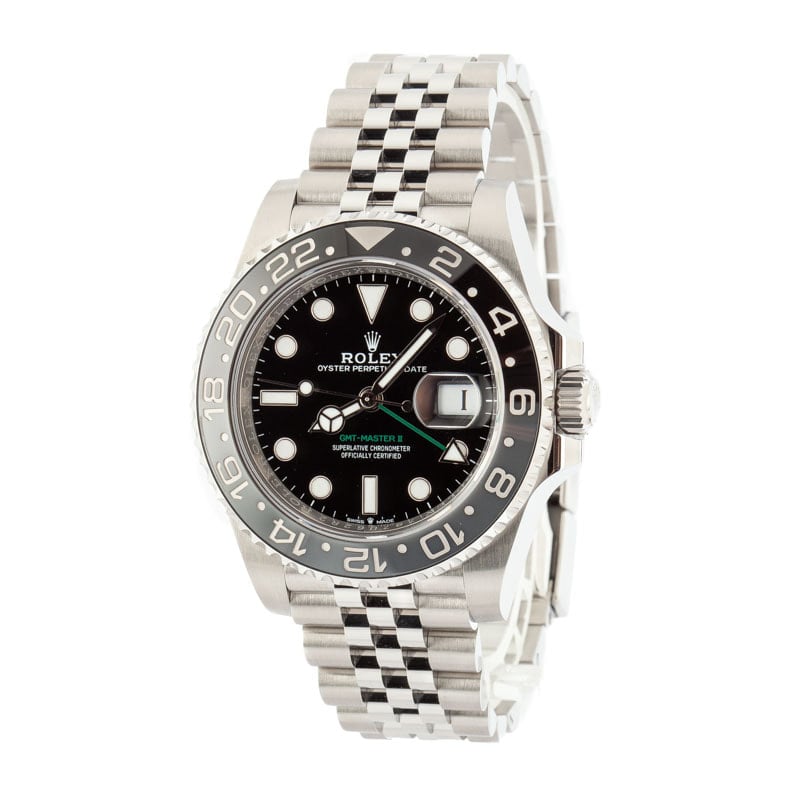 Pre-owned Rolex GMT-Master II ref 126710GRNR Jubilee