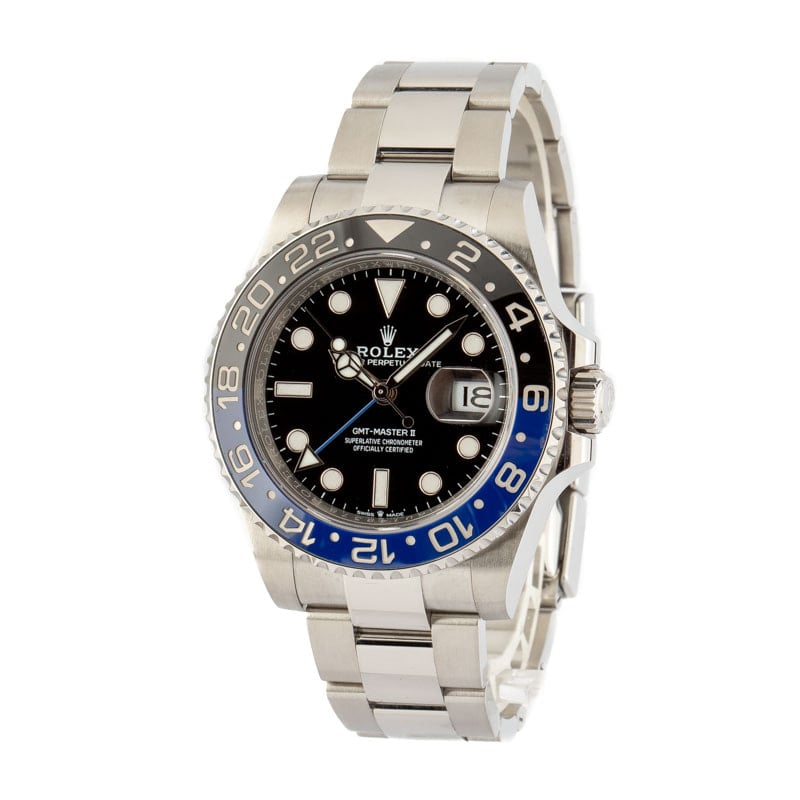 Rolex GMT-Master II Ref 126710 Batman Oyster