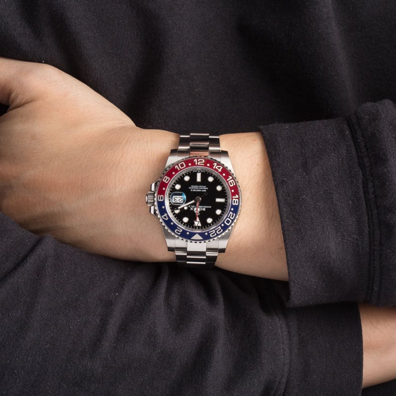 Rolex GMT-Master II Ref 126710 Red & Blue Pepsi