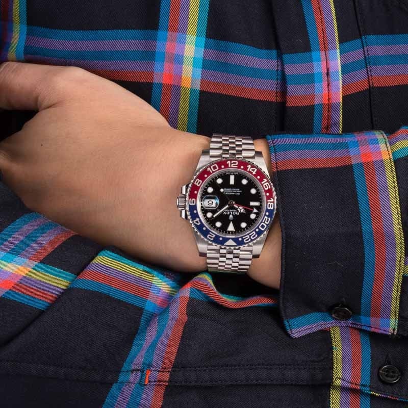 Pre-Owned Rolex GMT-Master II 126710BLRO 'Pepsi'