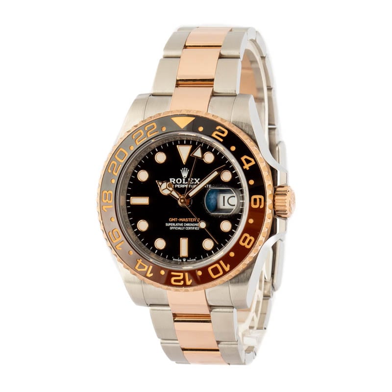 PreOwned Rolex GMT-Master II Ref 126711 Ceramic 'Root Beer' Bezel Insert