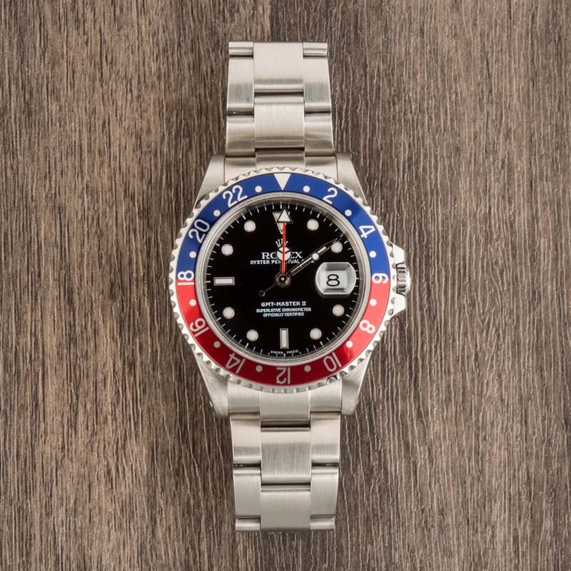 Rolex GMT-Master II Ref 16710 Black