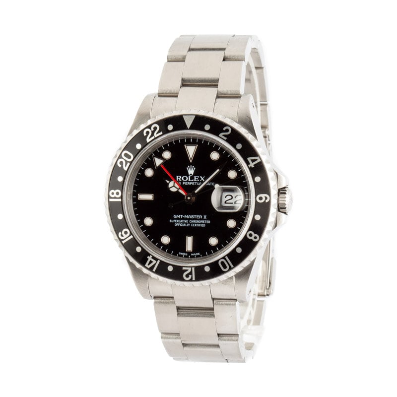 Rolex GMT-Master II Ref 16710 Stainless Steel Oyster