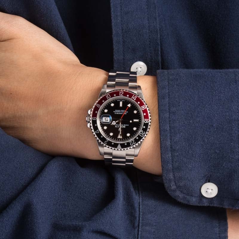 Used Rolex GMT-Master II Ref 16710 Coke