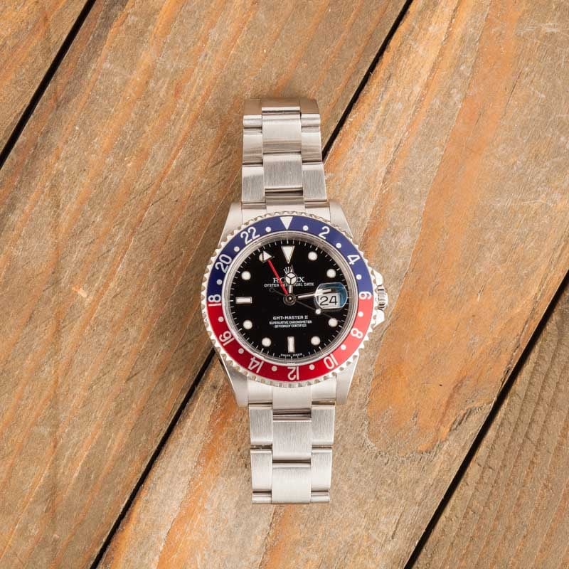 Rolex GMT-Master II Ref 16710 Black