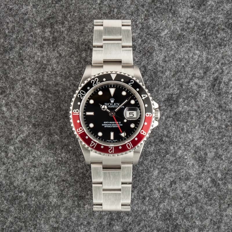 Rolex GMT Master II 16710 Black & Red Bezel