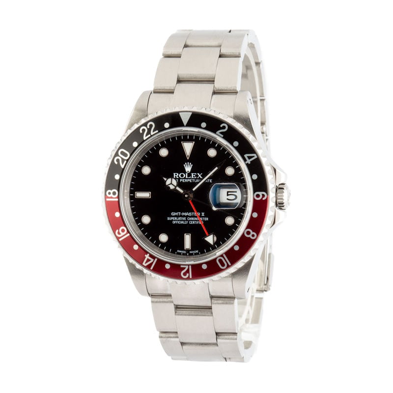 Used Rolex GMT-Master II Ref 16710 Coke