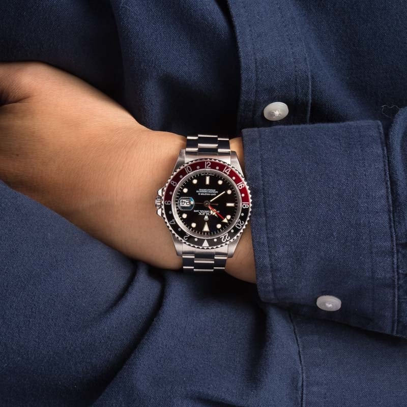 Mens Rolex GMT-Master II Ref 16710 Coke