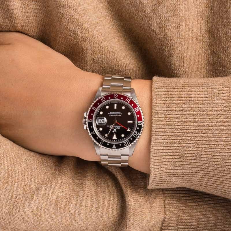 Rolex GMT-Master II Ref 16710 Red & Black Coke