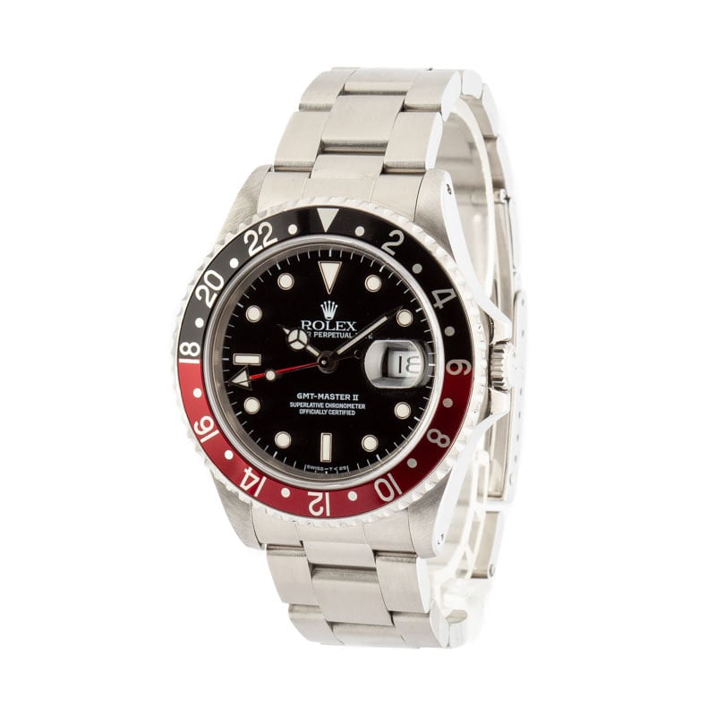 Rolex GMT-Master II Ref 16710 Red & Black Coke