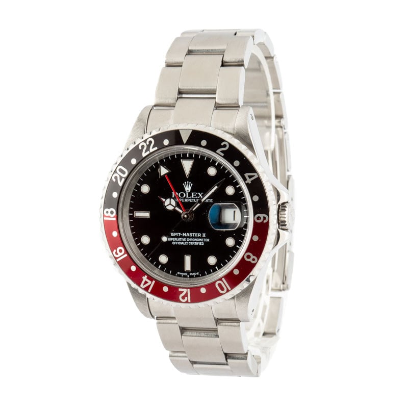 Used Rolex GMT-Master II Ref 16710 Coke Bezel