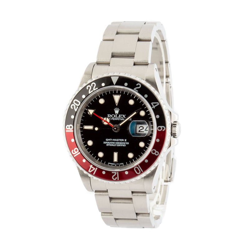 Mens Rolex GMT-Master II Ref 16710 Coke