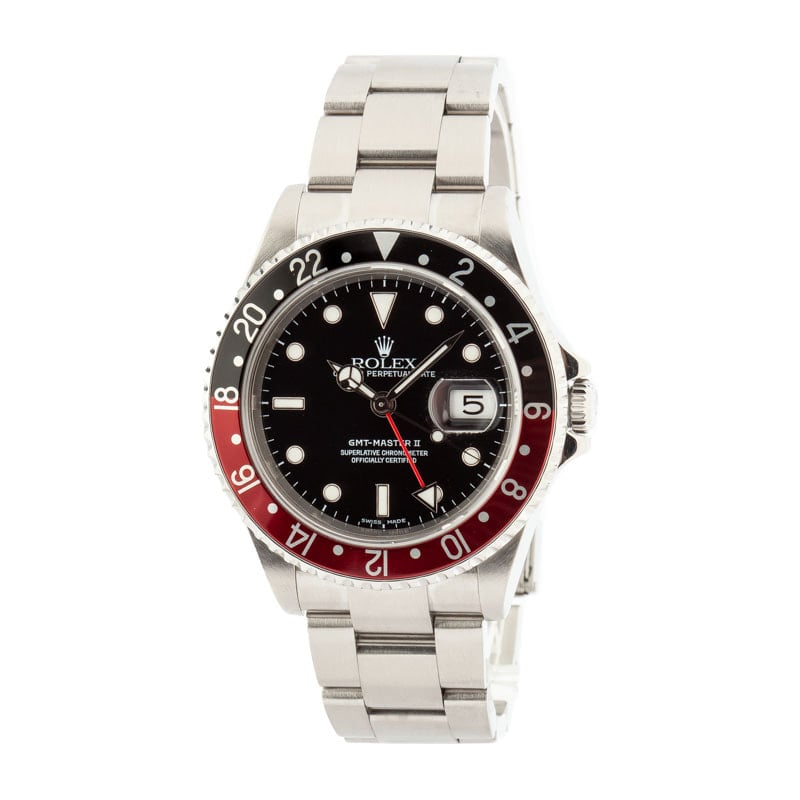 Rolex GMT Master II 16710 Black & Red Bezel