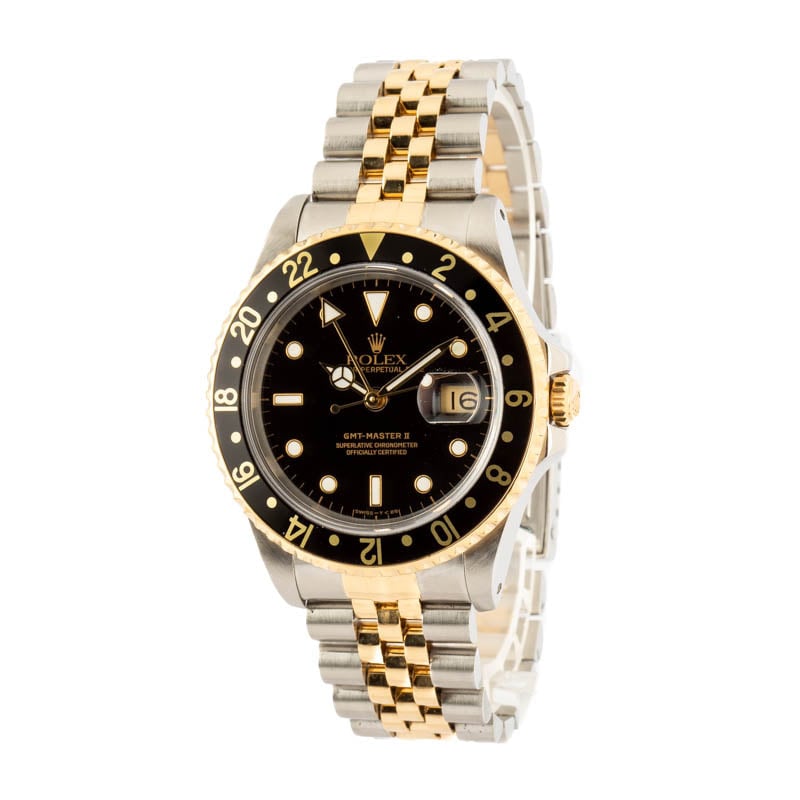 Rolex GMT-Master II ref 16713 Steel & Yellow Gold