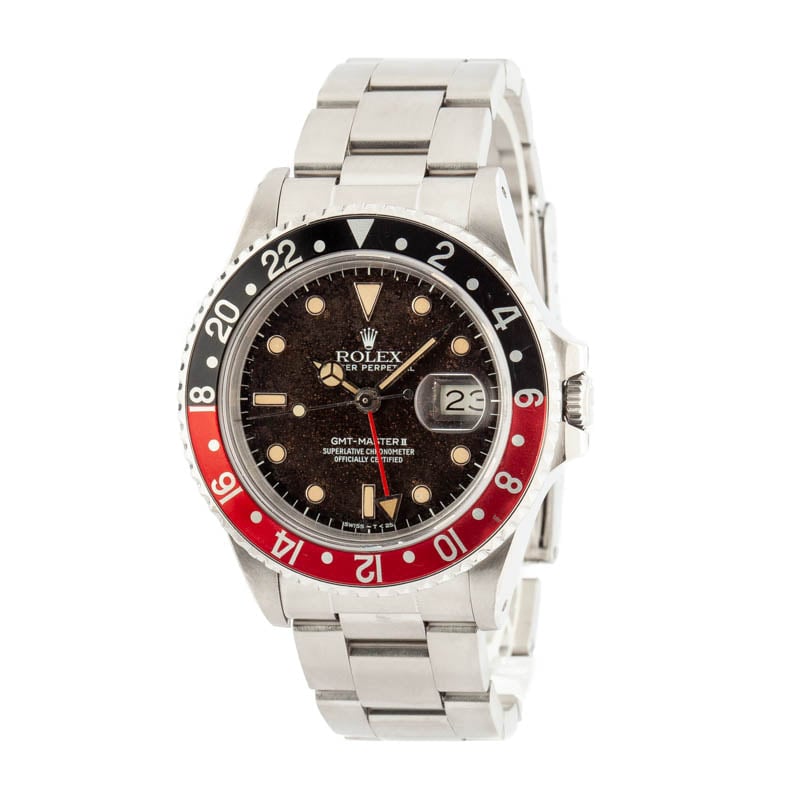 Vintage Rolex GMT-Master II 16760 Fat Lady Coke