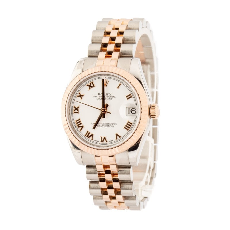 Rolex Mid-Size Datejust 178271 Two Tone Everose