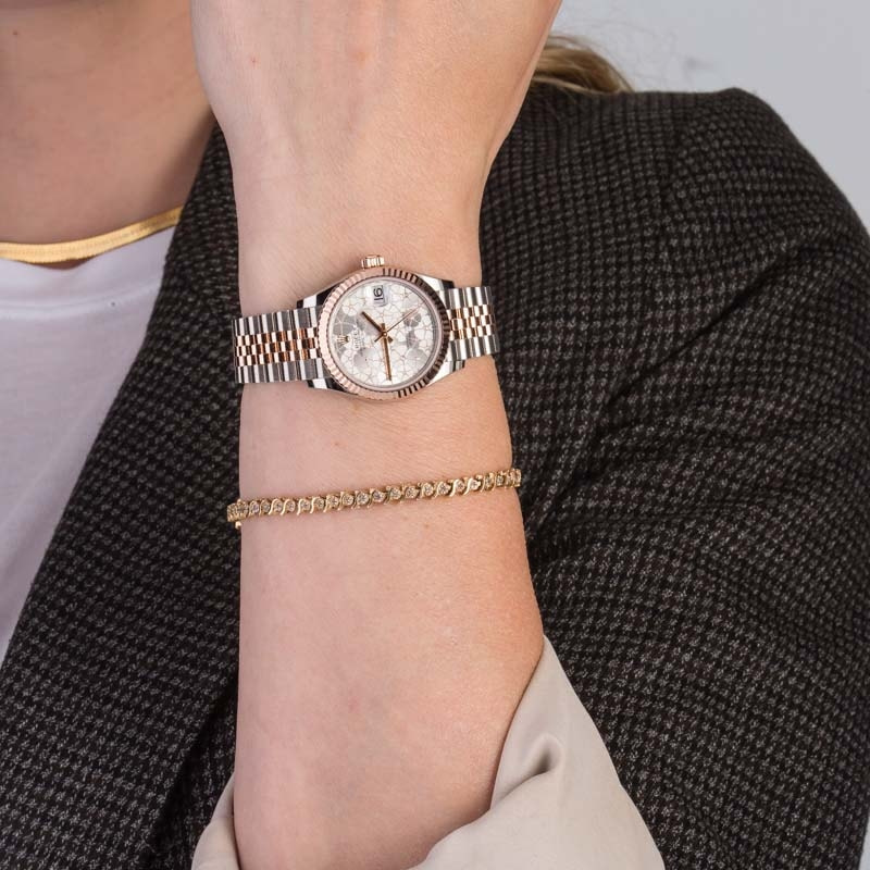 Womens Rolex Datejust 278271 Stainless Steel & Everose Gold