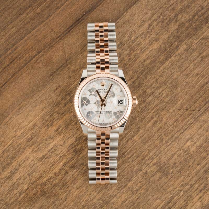 Womens Rolex Datejust 278271 Stainless Steel & Everose Gold