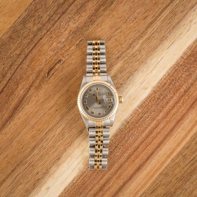 Ladies Rolex Datejust 69173 Roman Dial