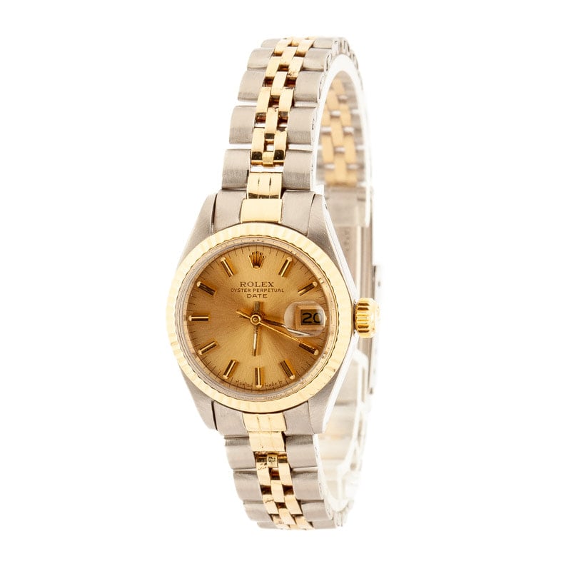 Ladies Rolex Date 6917 Two Tone