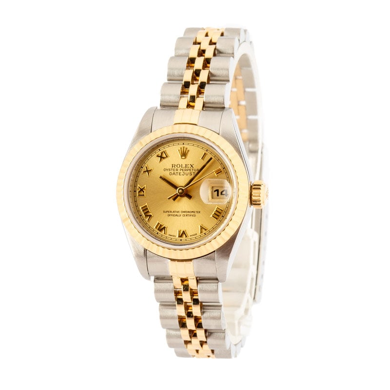 Ladies Rolex Datejust 69173 Champagne