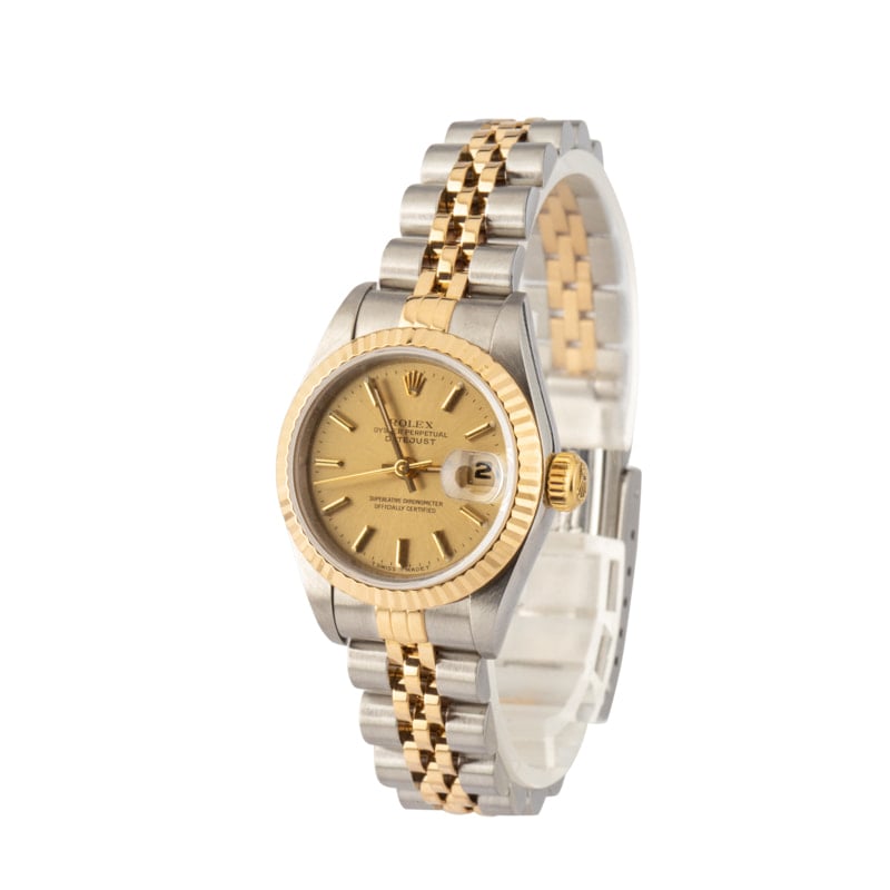 Ladies 26MM Rolex Datejust 69173 Champagne