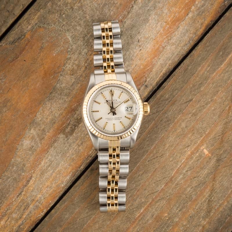 Pre-Owned Ladies Rolex Datejust 69173 Tapestry Dial