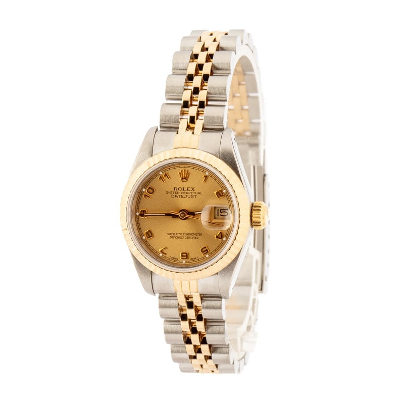 Lady Rolex Datejust 69173 Champagne Dial